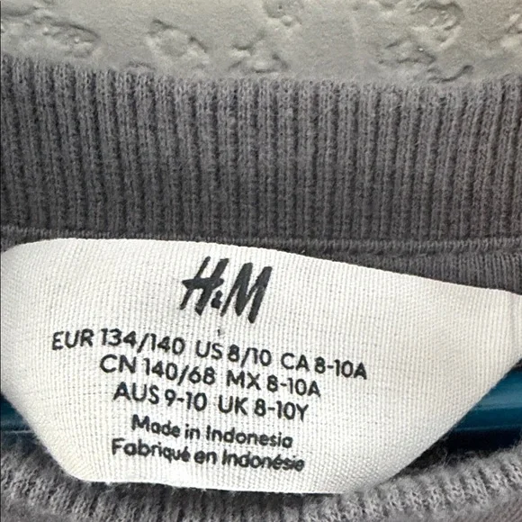 H&M Kids Charcoal Bat Graphic Sweatshirt - Picture 3 of 3